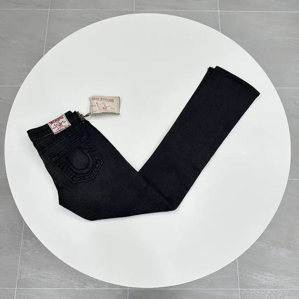 [BUNJANG] True Religion Black Bootcut Denim Pants 27 / 새상품 트루릴리전 블랙 부츠컷 데님팬츠 27