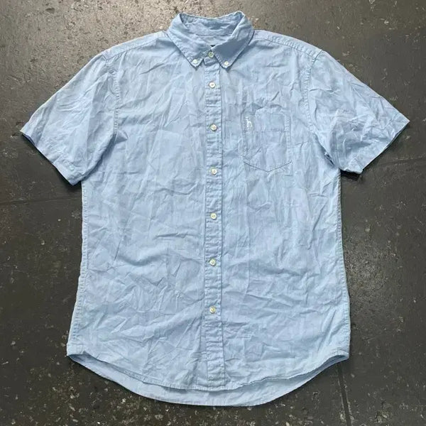 [BUNJANG] Hazzys Men's Short Sleeve Shirt / 100 헤지스 반팔 셔츠