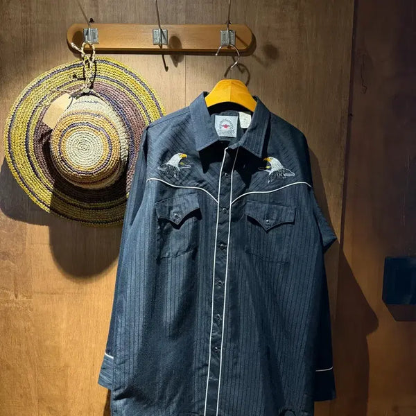 [BUNJANG] Canada Western Eagle Embroidery Shirt XL / Canada 웨스턴 독수리 자수 셔츠 XL