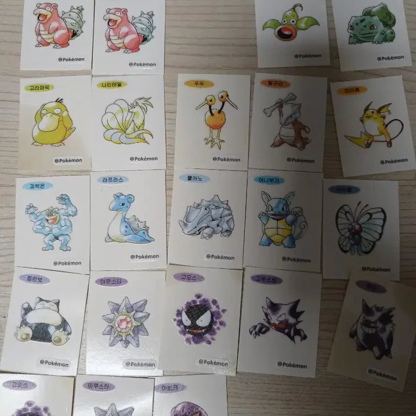 [BUNJANG] Pokemon 30th Anniversary Bread Stickers / 포켓몬 30주년 띠부씰