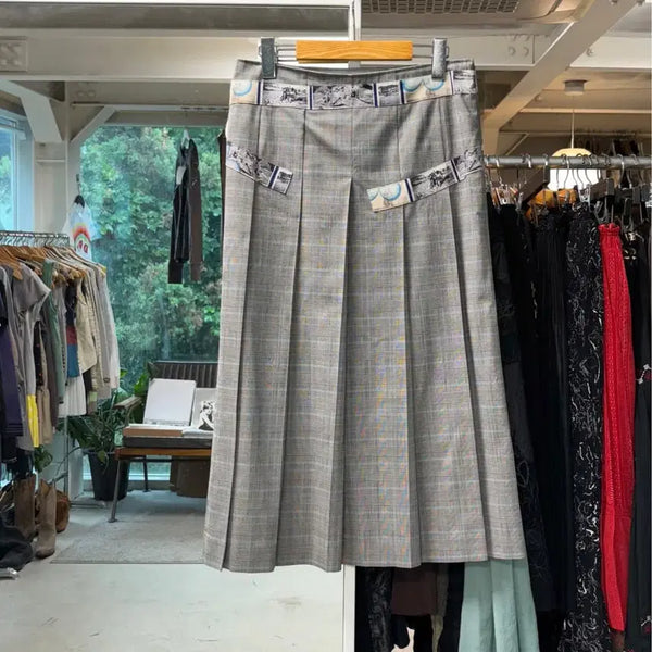 [BUNJANG] Sensouniqo A.M.A Film Pleats Skirt / 센소유니코 a.m.a 필름 플리츠 스커트