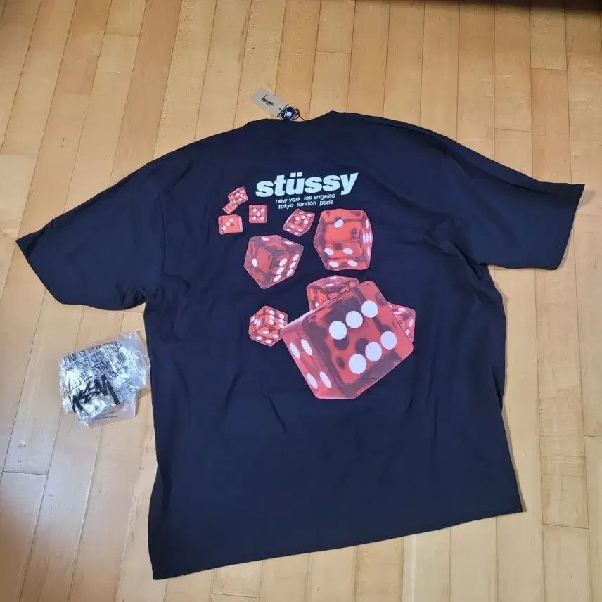 [BUNJANG] Stussy Roller T-Shirt Black / 스투시 롤러스 반팔