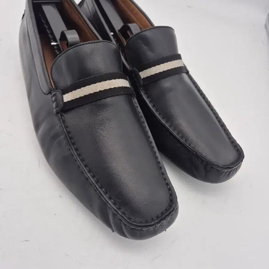 [BUNJANG] Bally Leather Loafers Black Size 8 / 발리 로퍼 블랙 8 사이즈