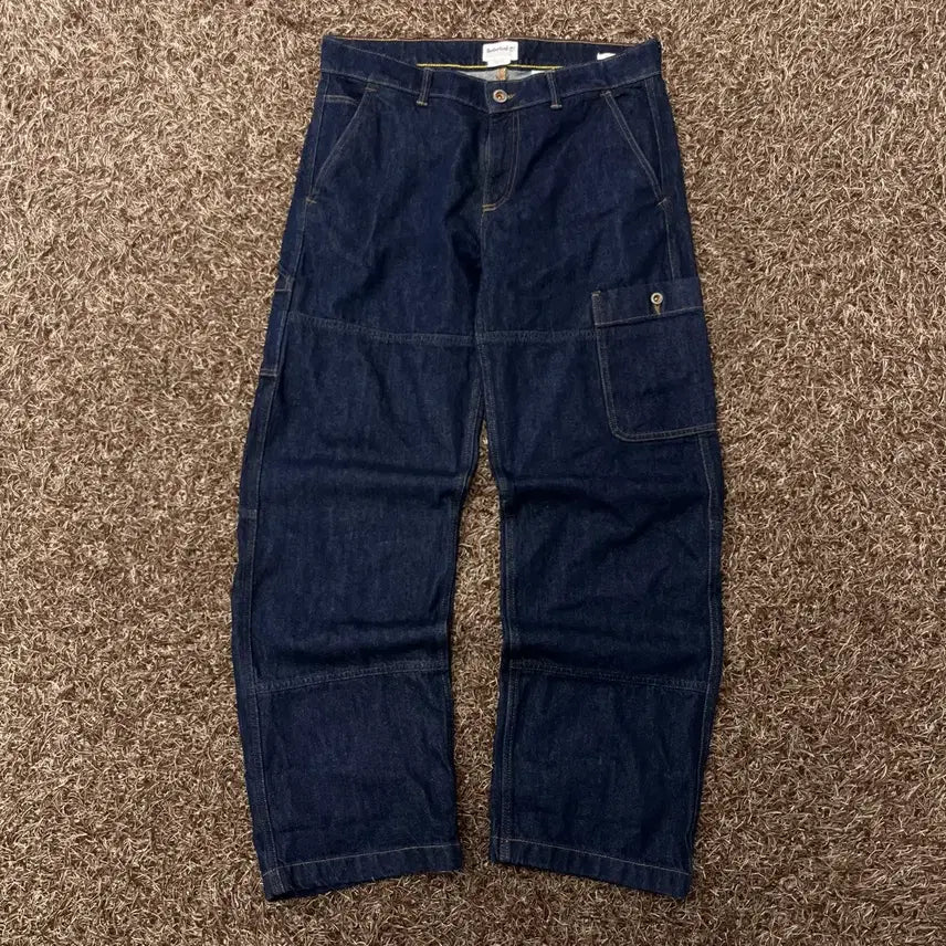 [BUNJANG] Timberland Double Knee Cargo Work Denim Pants / 33 팀버랜드 더블니 카고 워크 데님 팬츠