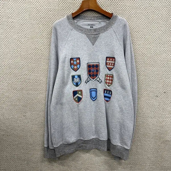 [BUNJANG] Uniqlo JW Anderson Multi-Patch Sweatshirt / 유니클로 JW 앤더슨 멀티패치 스웻셔츠 맨투맨 XL D08244