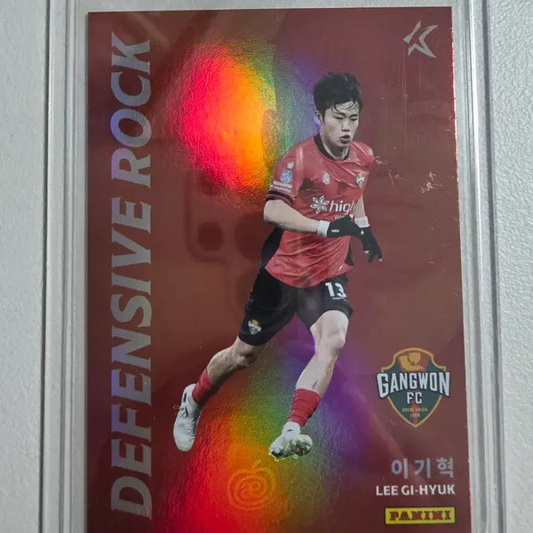[BUNJANG] 2026 K League Panini Defensive Strikers Lee Ki-hyuk Card / 2026 k리그 파니니 디펜시브락 이기혁 선수 카드 판매 강원fc