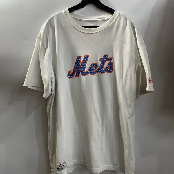 [BUNJANG] New Era MLB New York Mets Off-White T-Shirt XXL / [New Era] MLB 뉴욕 메츠 오프화이트 반팔 티셔츠