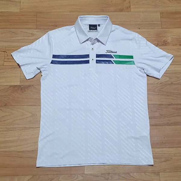 [BUNJANG] Titleist Men's Functional Span Short Sleeve Polo Shirt / 타이틀리스트 남성골프웨어 기능성스판 반팔 카라티 칭찬은고래도춤추게