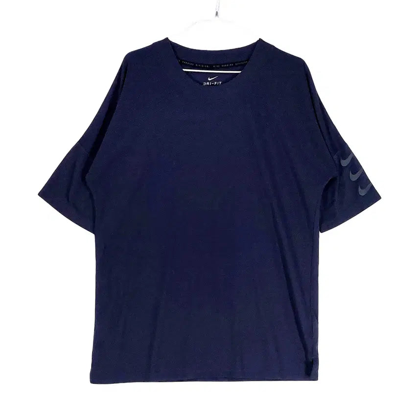 [BUNJANG] Nike Men's Dark Navy Sporty Oversized Short Sleeve T-Shirt 105 / 나이키 남성 스포티한 오버핏 반팔티 105 다크네이비 00643