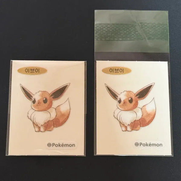 [BUNJANG] Pokemon Eevee Sticker Card / 포켓몬 이브이 띠부씰 장당