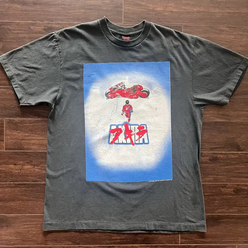 [BUNJANG] Akira Bootleg Cyberpunk T-Shirt (L) / [L] 사이버펑크 아키라 부트렉 티셔츠