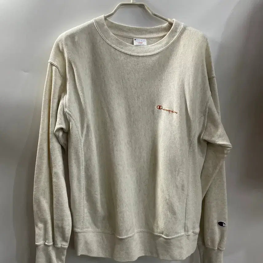 [BUNJANG] Champion Reverse Weave Oatmeal Sweatshirt - Size L / [L] 챔피온(Champion) 리버스위브 오트밀 맨투맨 4,9