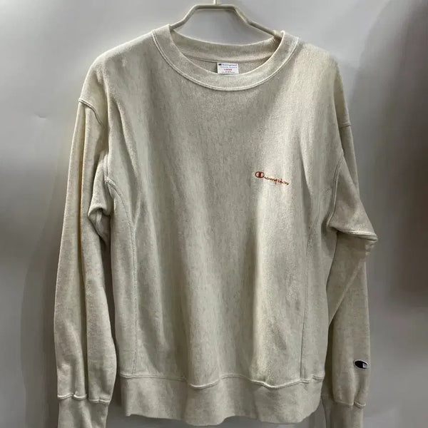 [BUNJANG] Champion Reverse Weave Oatmeal Sweatshirt - Size L / [L] 챔피온(Champion) 리버스위브 오트밀 맨투맨 4,9