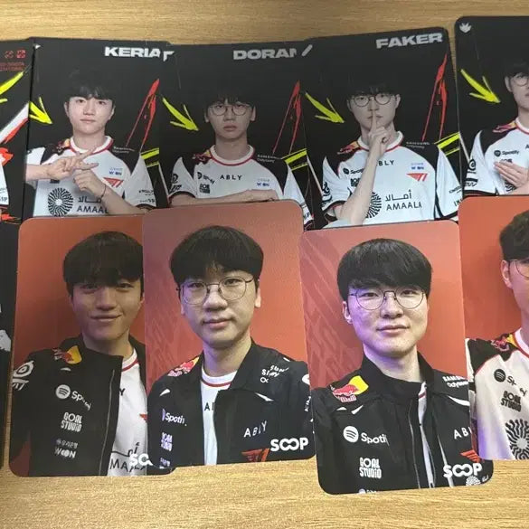 [BUNJANG] T1 League of Legends Keria, Gumayusi, Doran, Faker, Pyosik Bundle Set Photocard / MSI 대전 T1 포토카드 케리아,구마유시,도란,페이커,페이즈 일괄