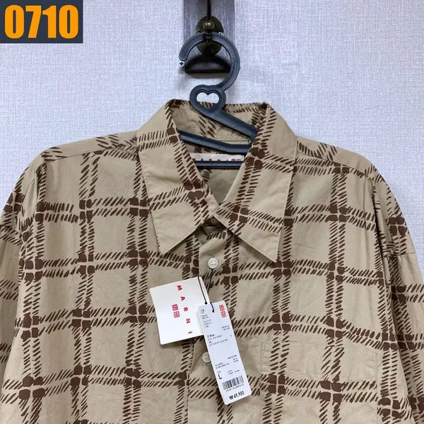 [BUNJANG] UNIQLO MARNI Cotton Blend Shirt / 100 UNIQLO 유니클로 마르니 셔츠 새상품