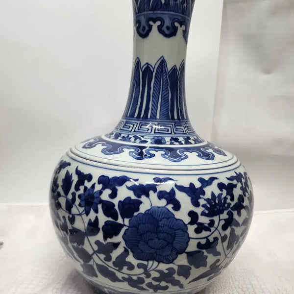[BUNJANG] Chinese Blue and White Porcelain Large Vase / 청화백자 중국도자기 화병