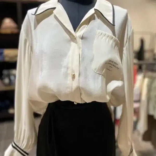 [BUNJANG] Sisley Blouse Size 42 (Fits 44-55) / 시슬리 블라우스 42 44-55