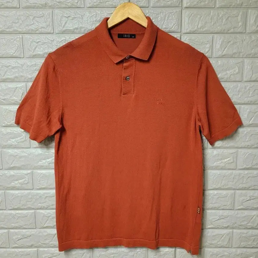 [BUNJANG] Daks Cotton Knit Polo T-Shirt / 닥스 면 니트 카라티셔츠
