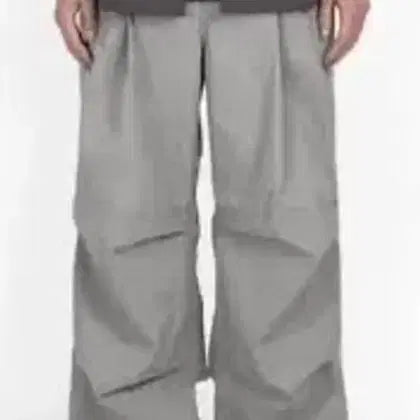 [BUNJANG] Gonak 2-Panel Parachute Pants Grey / [2] 고낙 -  2패널 파라슈트 팬츠 그레이 [2회착]