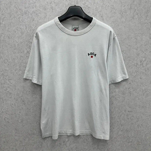 [BUNJANG] Aika White Men's Short Sleeve T-Shirt Size XL / 105 에이카화이트 남자 반팔 티셔츠