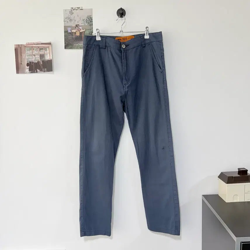 [BUNJANG] Edwin 505 Belted Pants / [택포] [33] EDWIN 에드윈 505 신치백 팬츠