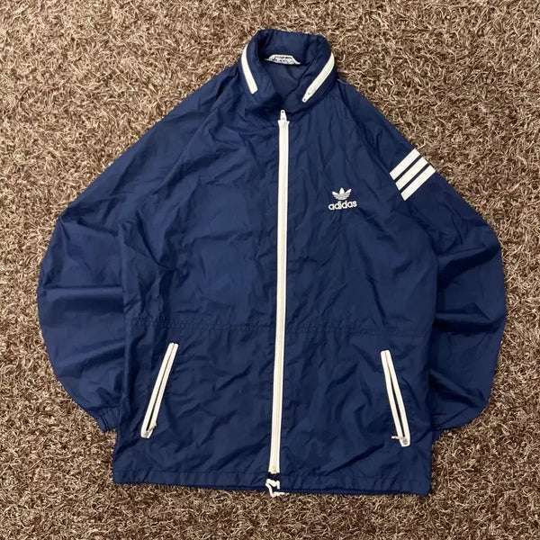 [BUNJANG] Adidas 80s Descente Windbreaker Jacket / M 아디다스 80s 데상트 윈드브레이커 바람막이 자켓