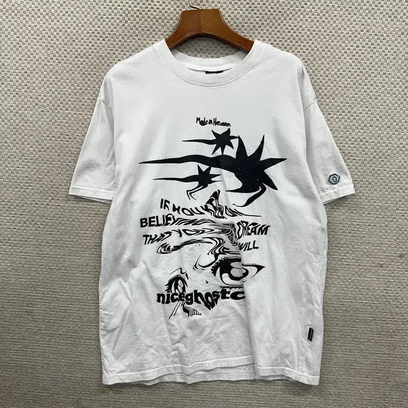 [BUNJANG] Nice Ghost Club Short Sleeve T-Shirt - Size S / 나이스고스트클럽 반팔티 S D08241