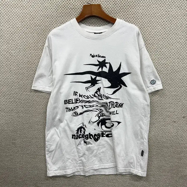 [BUNJANG] Nice Ghost Club Short Sleeve T-Shirt - Size S / 나이스고스트클럽 반팔티 S D08241
