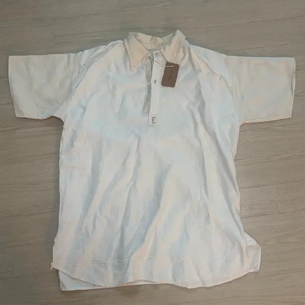 [BUNJANG] Via Plain Short Sleeve Shirt (New) / 비아플레인 반팔셔츠(새상품)
