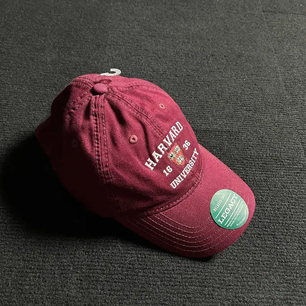 [BUNJANG] Legacy Harvard University Burgundy Cotton Cap / Legacy 버건디 하버드 대학교 볼캡