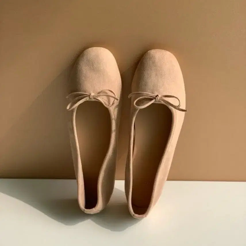 [BUNJANG] Calalyn Beige Comfort Flat Shoes 240 / [깔량] 베이지 안심 플랫슈즈 240