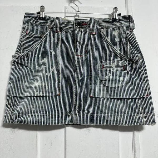 [BUNJANG] BARTACK Hickory Cinch Back Skirt / 바택 BARTACK 히코리 신치백 스커트