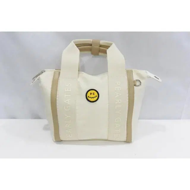 [BUNJANG] Pearly Gates Women's Golf Tote Bag Ivory / 파리게이츠 여성용 토드백 골프 카트백 아이보리 깔끔깔끔