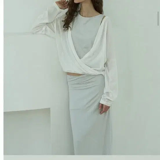 [BUNJANG] Havec Double Waist Skirt + Top Set / 하베크 스커트 havec 하베크 double waist skirt+top
