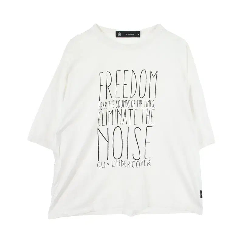 [BUNJANG] GU x Undercover Cotton Lettering Short Sleeve T-Shirt (Men's M) / GU x 언더커버 (MEN - M) 코튼 레터링 반팔 티셔츠