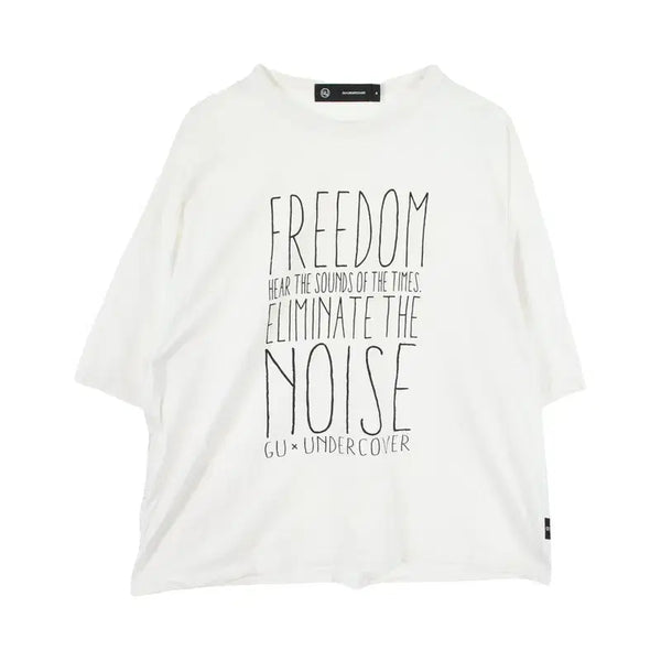 [BUNJANG] GU x Undercover Cotton Lettering Short Sleeve T-Shirt (Men's M) / GU x 언더커버 (MEN - M) 코튼 레터링 반팔 티셔츠
