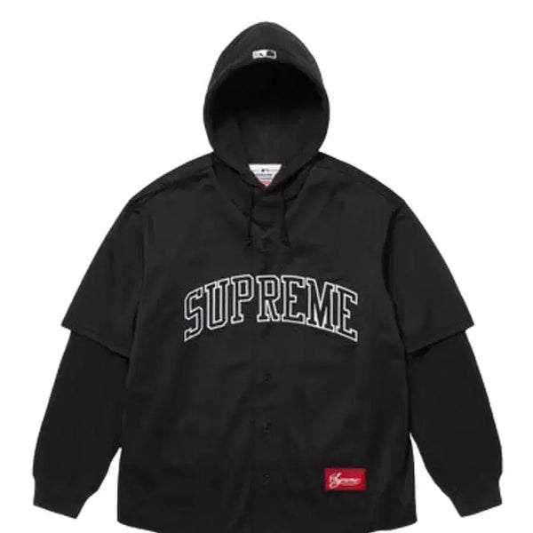 [BUNJANG] Supreme Chicago White Sox Hooded Baseball Jersey XXL / 25FW 슈프림 시카고 화이트삭스 후드 베이스볼저지 XXL