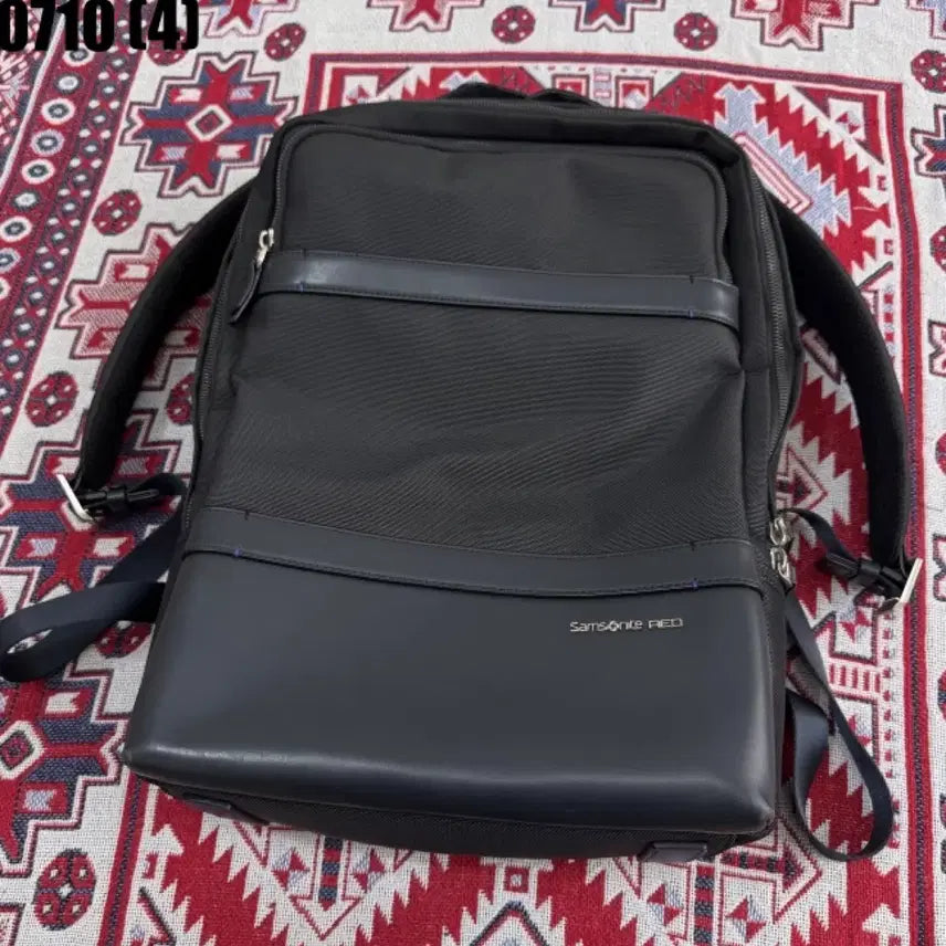 [BUNJANG] Samsonite Red Backpack Black / 샘소나이트 레드 백팩 검정색