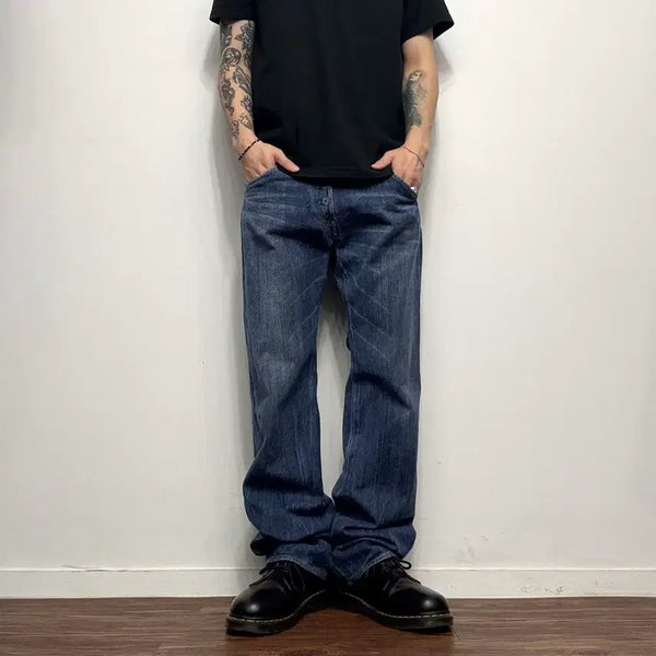 [BUNJANG] Canton 1920s-1930s Selvage Cinch Back Denim Overalls / Canton Overalls 1220 빈티지 신치백 셀비지 데님