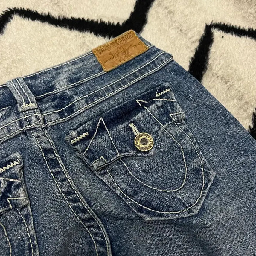[BUNJANG] True Religion Low Rise Denim Pants (Size 25) / [25]트루릴리젼 로우라이즈 데님팬츠/스판