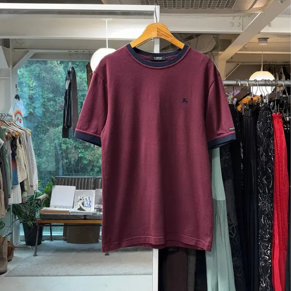 [BUNJANG] Burberry Black Label Ringer T-Shirt / 버버리 블랙라벨 링거티셔츠