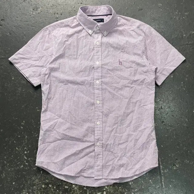 [BUNJANG] Hazzys Seersucker Shirt / 95 헤지스 시어서커 셔츠