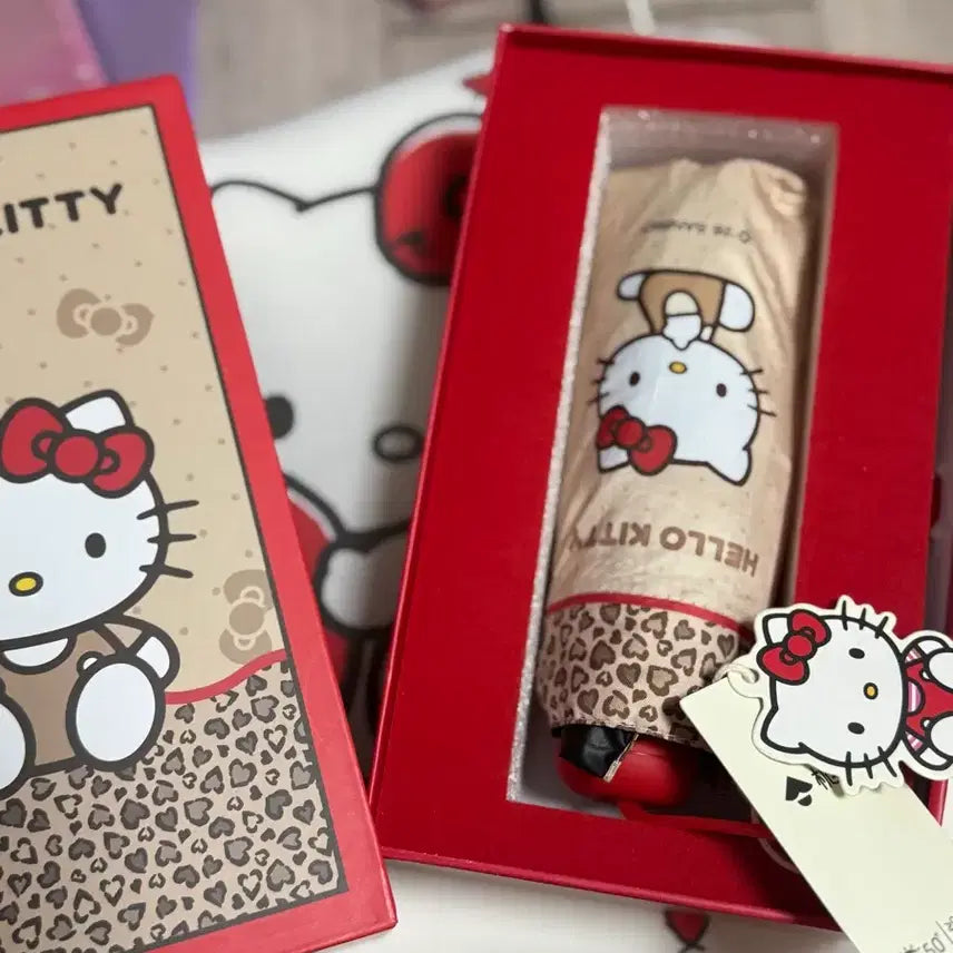 [BUNJANG] Hello Kitty Folding Umbrella / 헬로키티 접이식 양우산