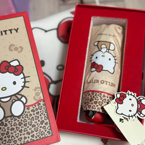 [BUNJANG] Hello Kitty Folding Umbrella / 헬로키티 접이식 양우산