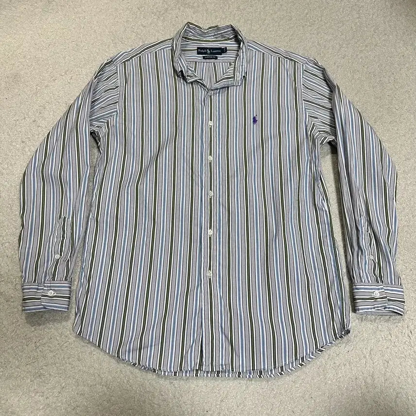 [BUNJANG] Polo Ralph Lauren Striped Shirt / 폴로 랄프로렌 스트라이프 셔츠 43-86