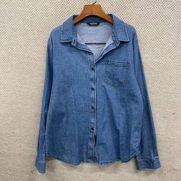 [BUNJANG] True Religion Denim Shirt / 트루릴리젼 데님 셔츠 100 D08320