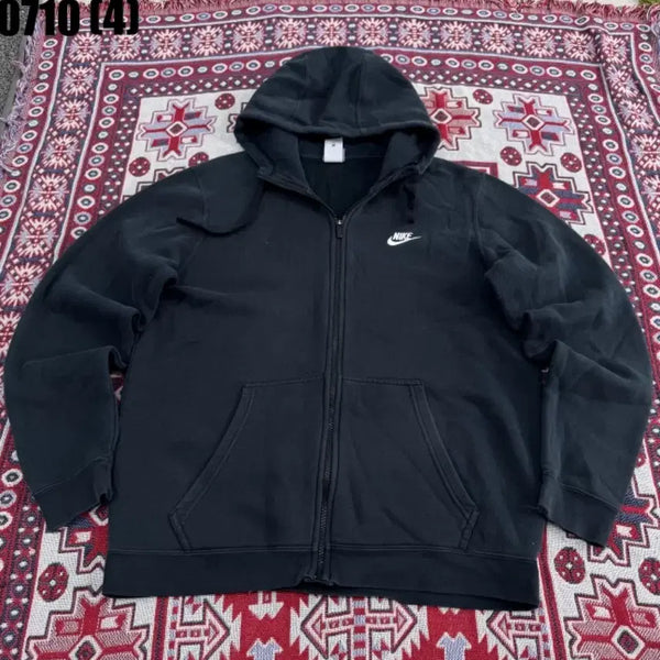 [BUNJANG] Nike Black Zip-Up Hoodie / 나이키 후드집업 블랙