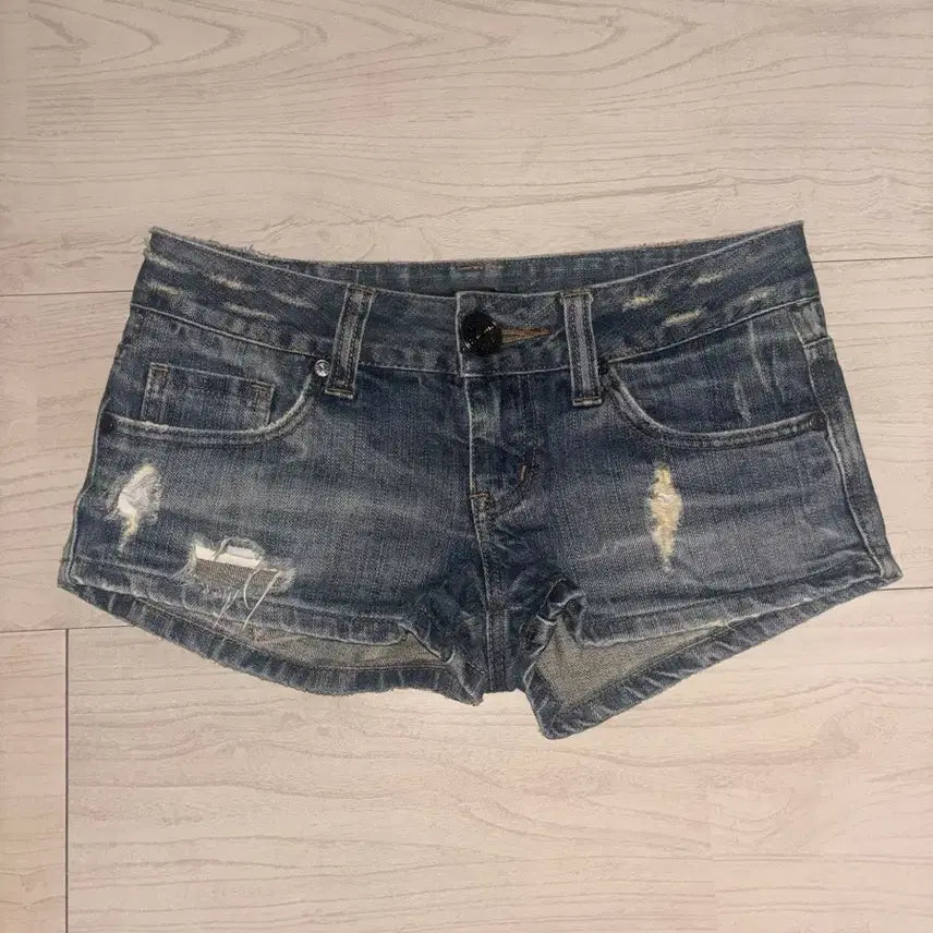 [BUNJANG] Vintage Onegaryu Gyaru Y2K Low-Rise Hotpants Micro Shorts / 빈티지 오네갸루 갸루 y2k 로우라이즈 핫팬츠 마이크로숏츠