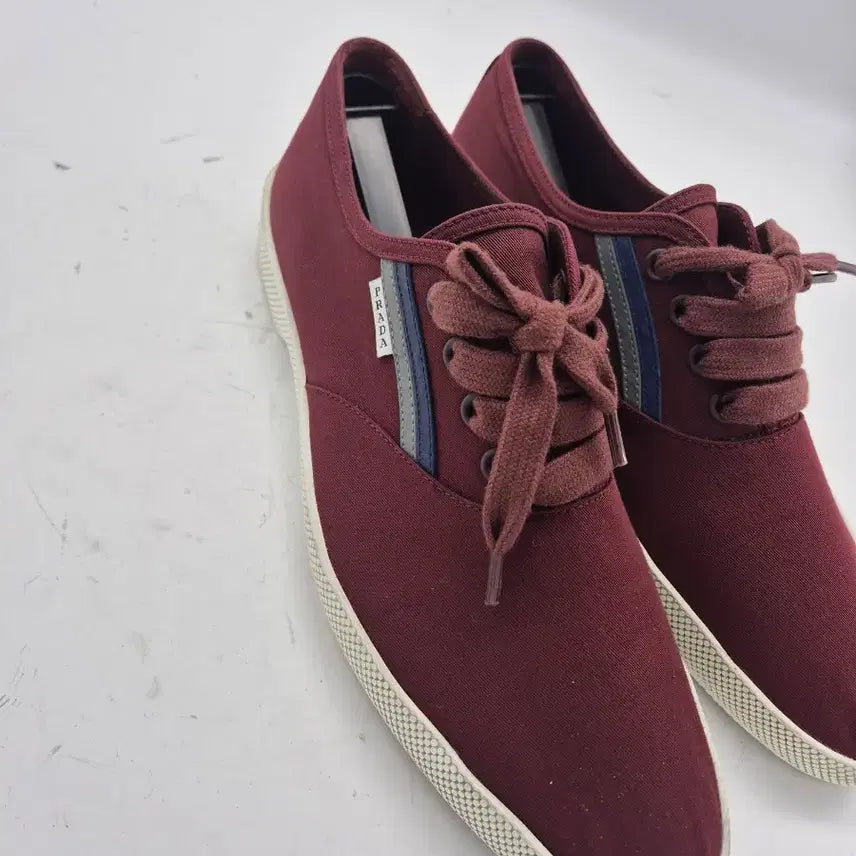 [BUNJANG] Prada Burgundy Sneakers Size 280 / 프라다 스니커즈 버건디280 사이즈