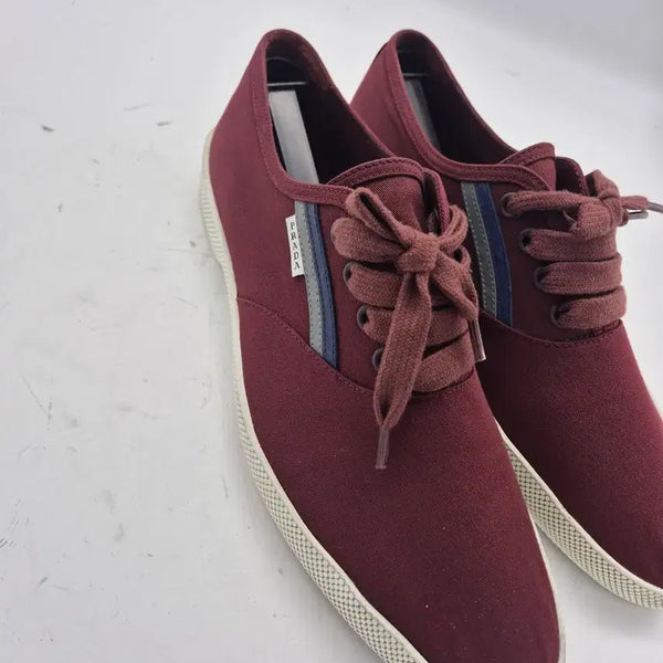 [BUNJANG] Prada Burgundy Sneakers Size 280 / 프라다 스니커즈 버건디280 사이즈